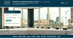 Desktop Screenshot of fourpointsphiladelphiacitycenter.com